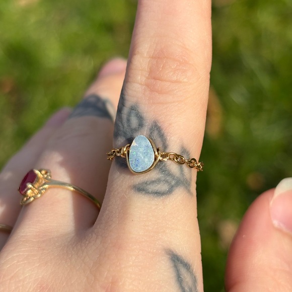 Jewelry - Australian Boulder opal ring
